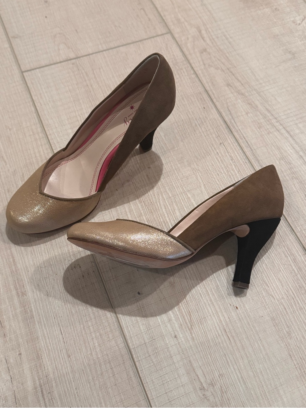 Plenty by Tracy Reese Tan Two Tone Heel